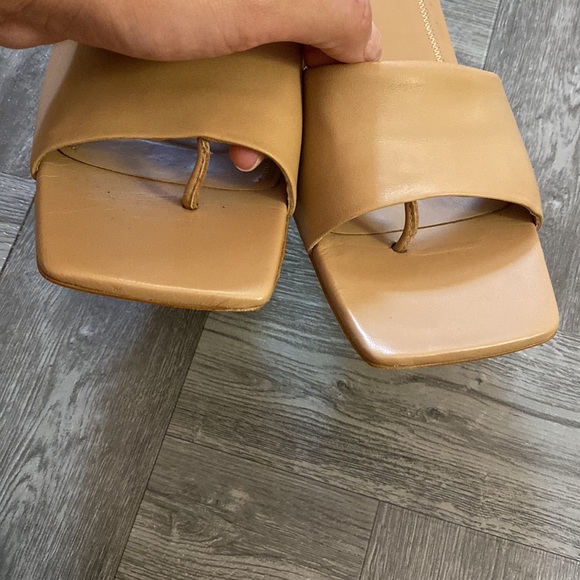 Heeled Sandals, Tan - Picture 6 of 6